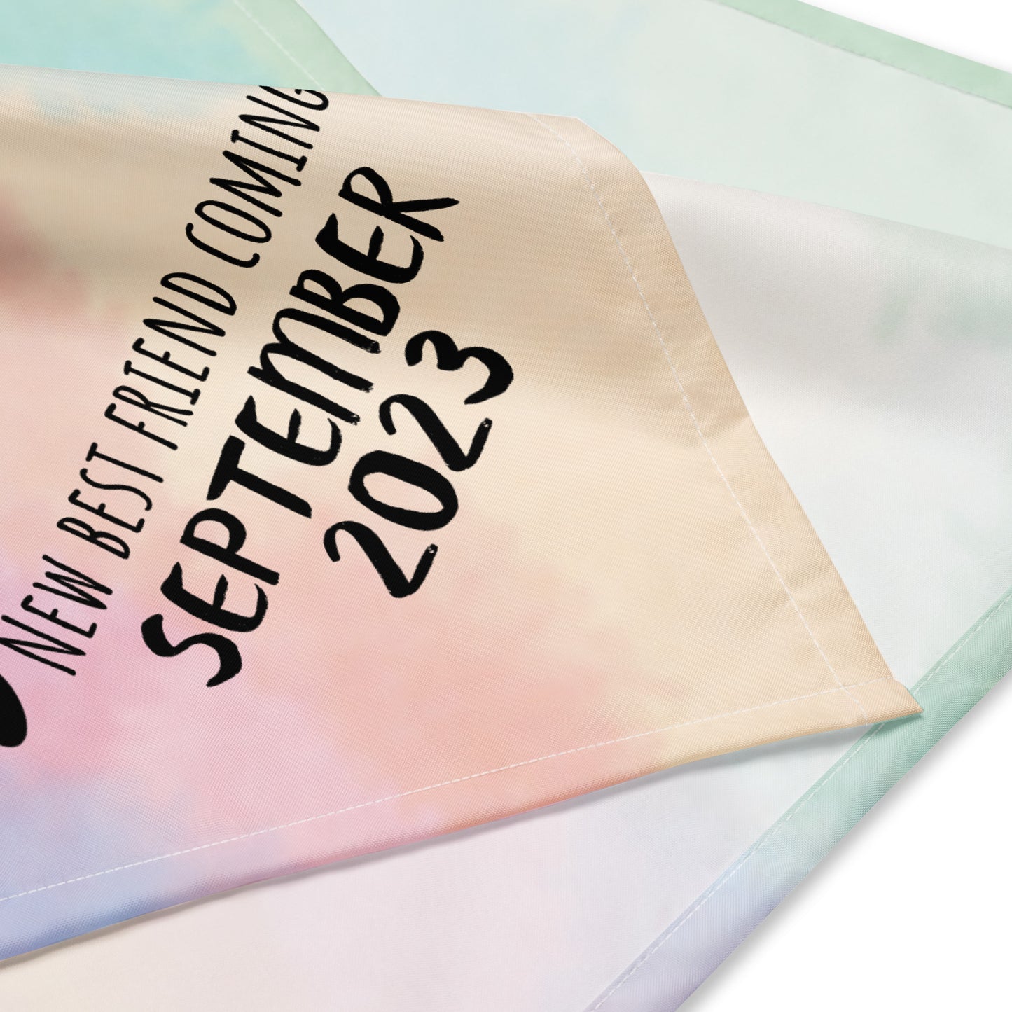 September 2023 Baby Announcement All-over print bandana