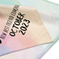 October 2023 Baby Announcement All-over print bandana