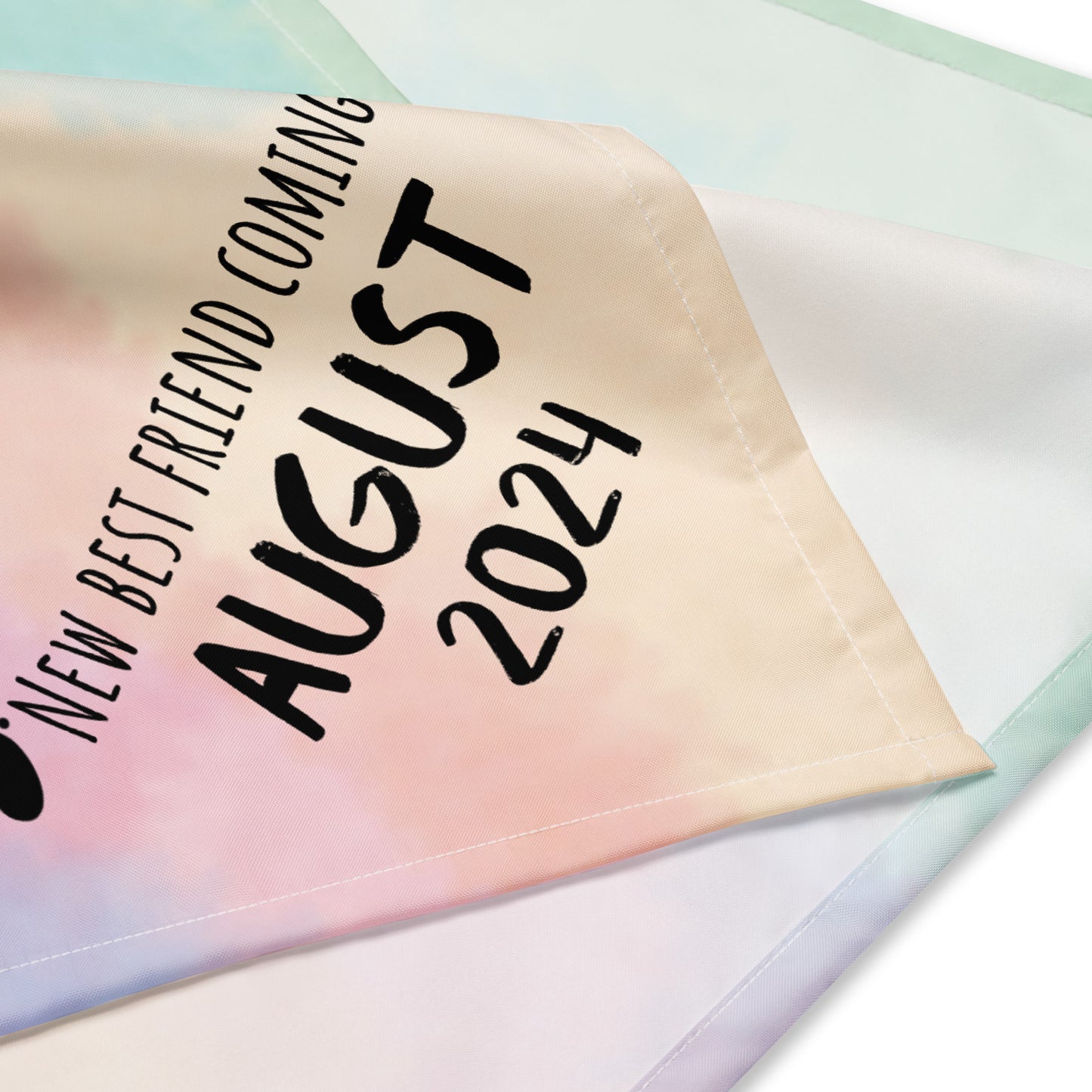 August 2024 Baby Announcement All-over print bandana