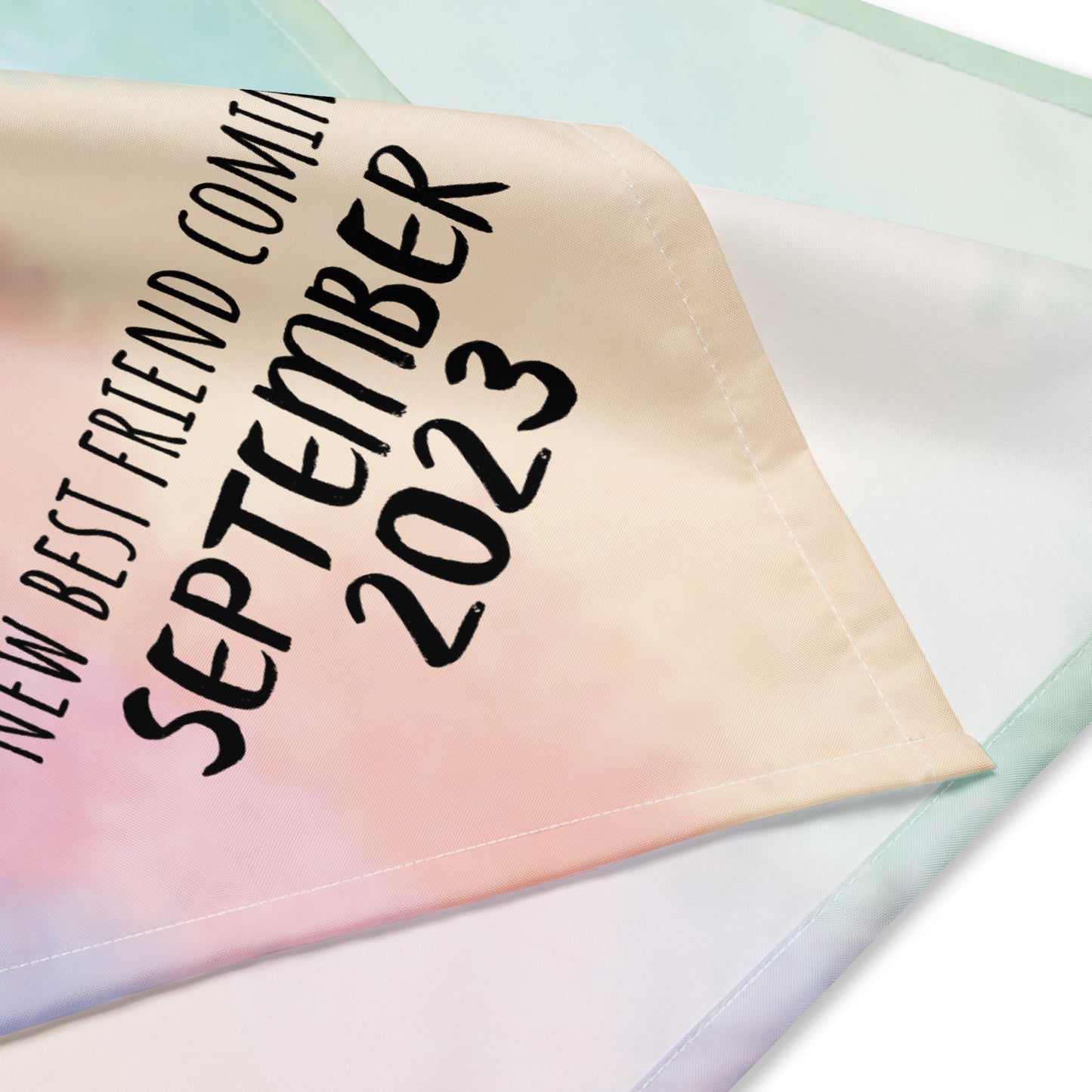 September 2023 Baby Announcement All-over print bandana