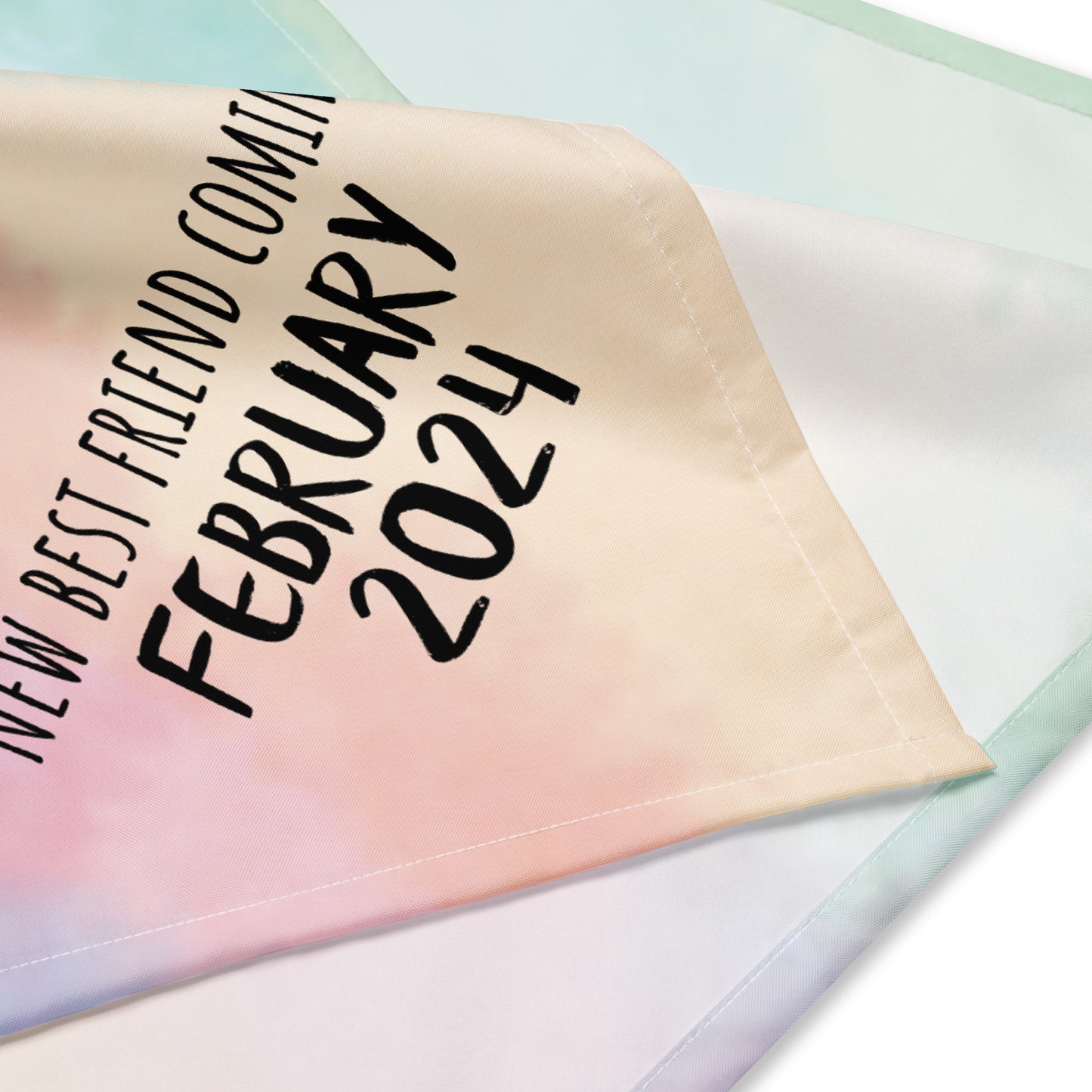 February 2024 Baby Announcement All-over print bandana