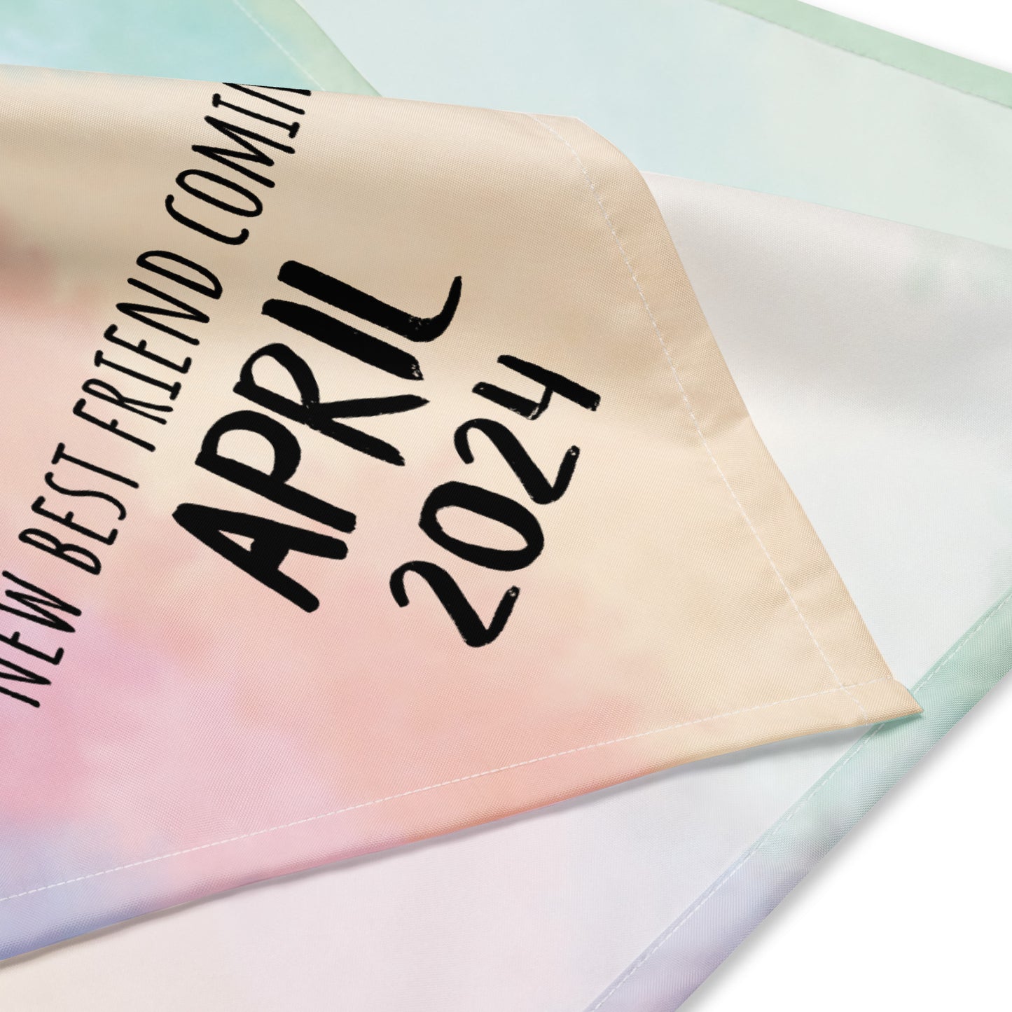 April 2024 Baby Announcement All-over print bandana