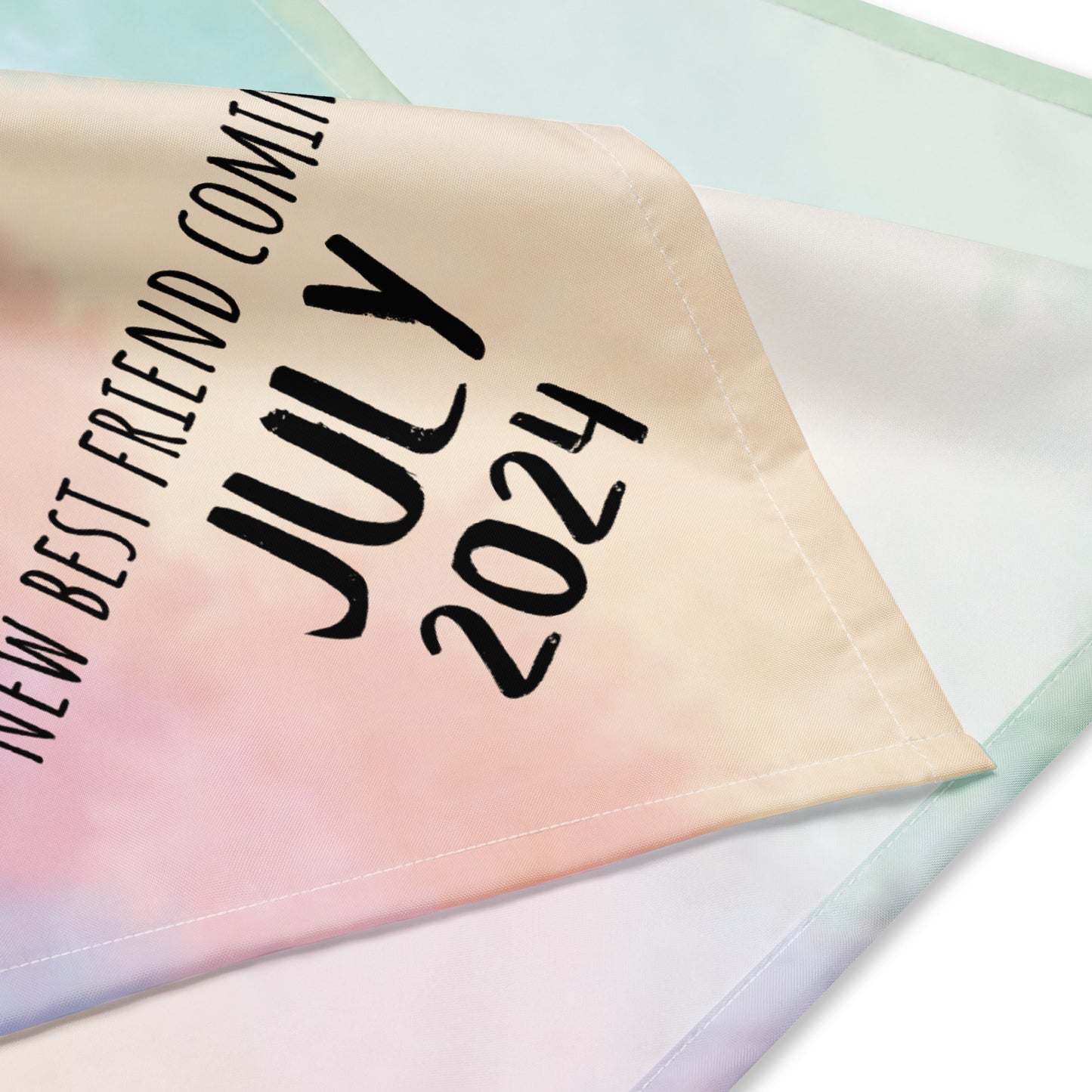 July 2024 Baby Announcement All-over print bandana