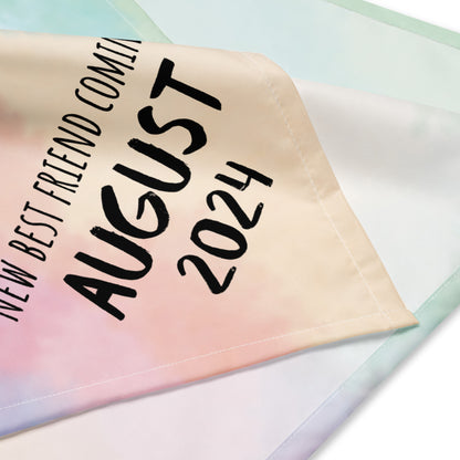 August 2024 Baby Announcement All-over print bandana