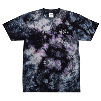 Fur Mama Oversized Tie-dye t-shirt