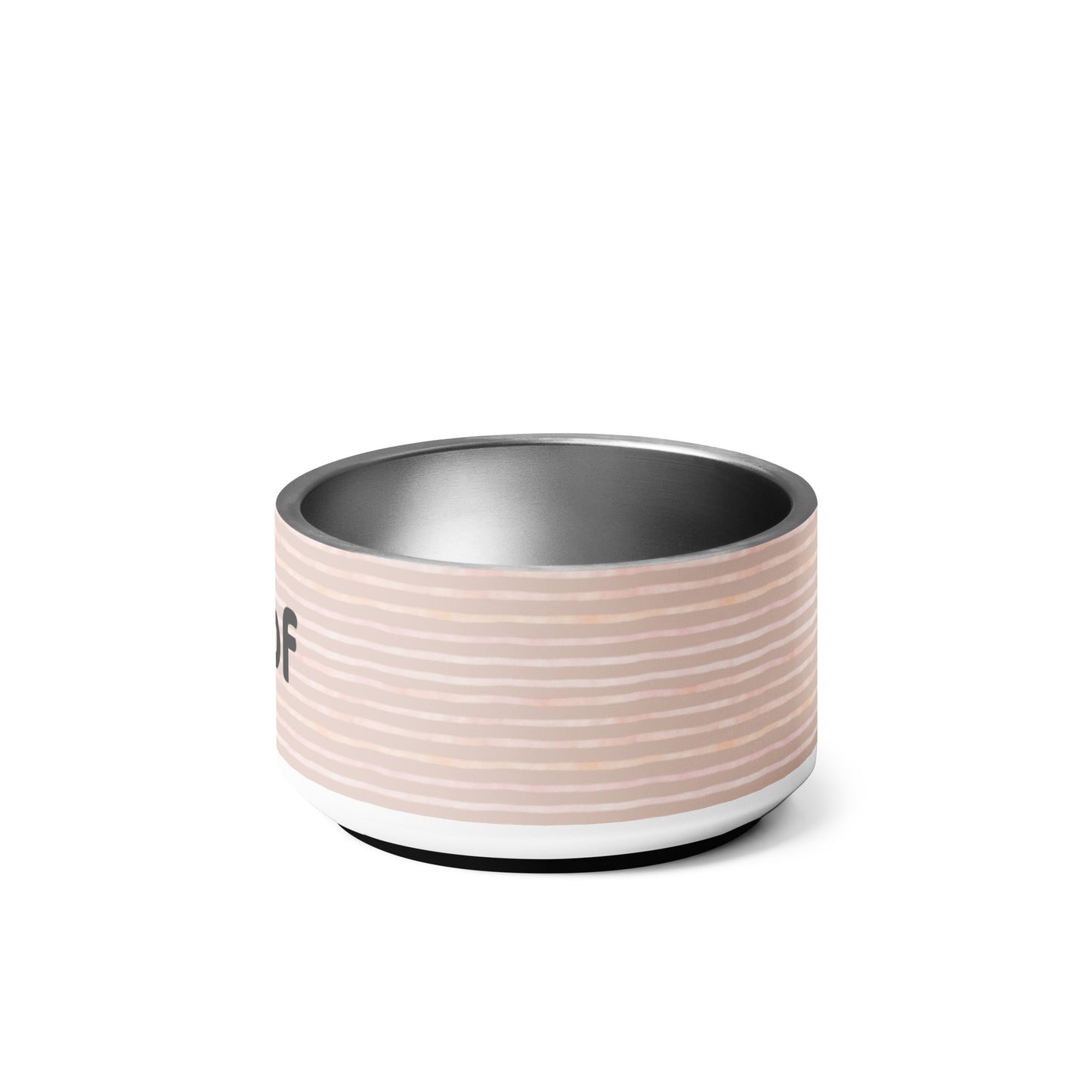 Striped Pet bowl