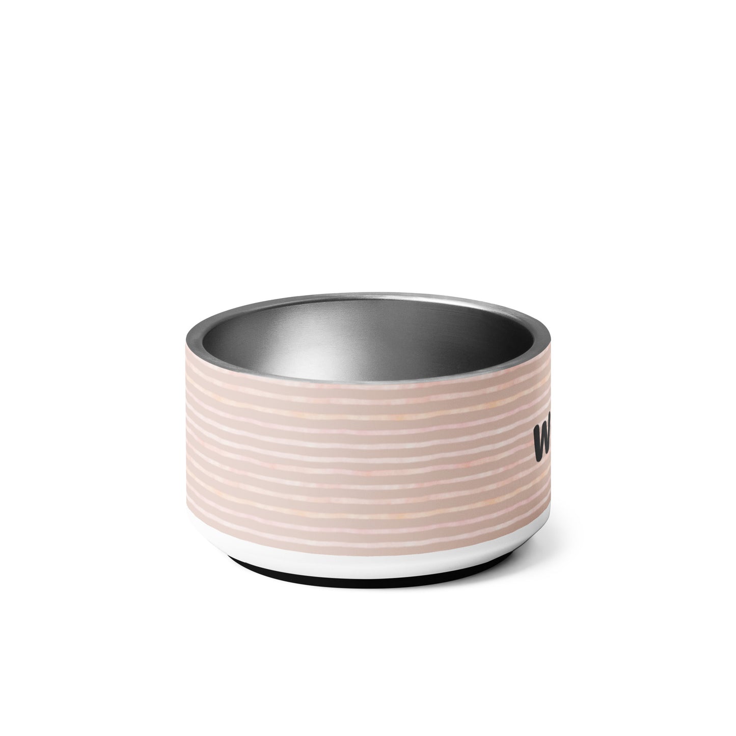 Striped Pet bowl