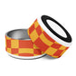 Red & Yellow Checkered Pet bowl