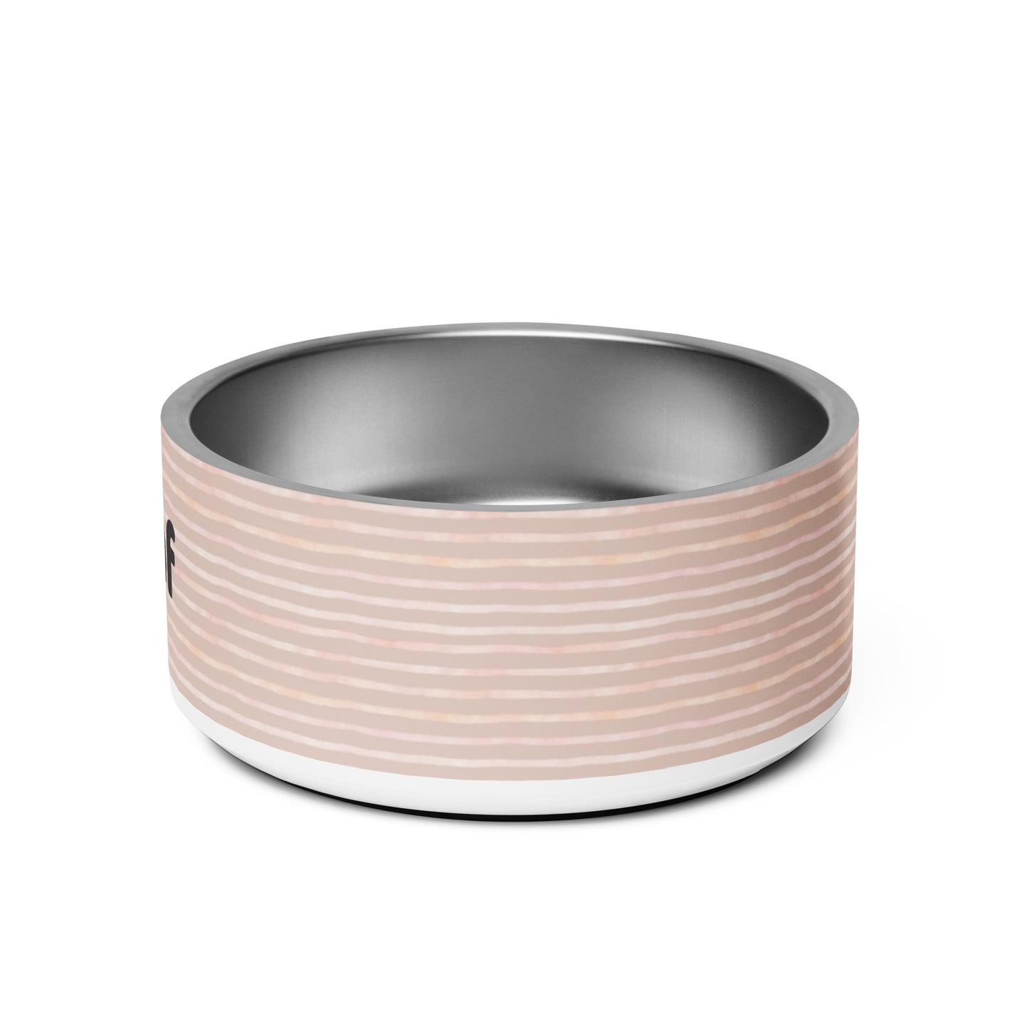 Striped Pet bowl