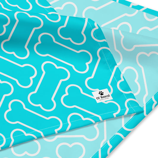 Bone All-over print Pet bandana