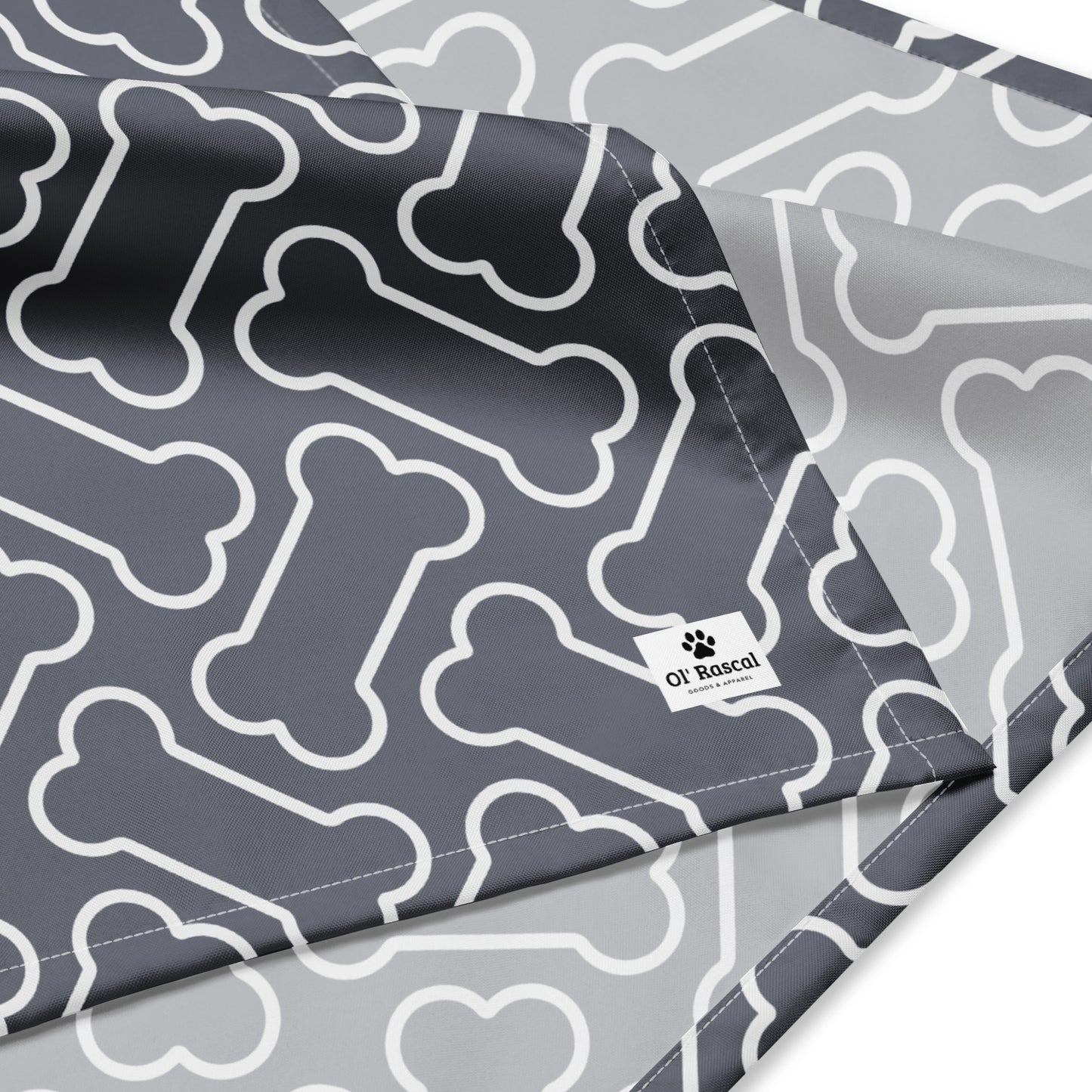 Bone All-over print Pet bandana