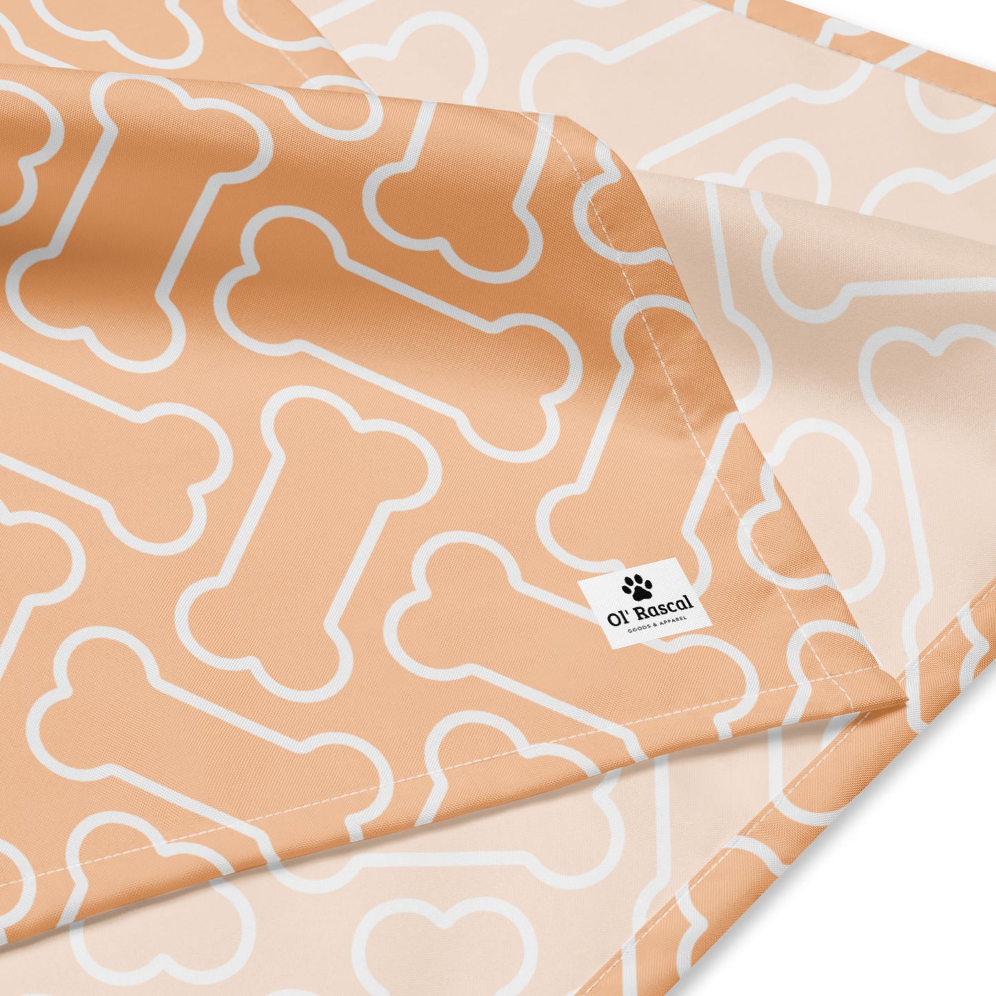 Bone All-over print Pet bandana