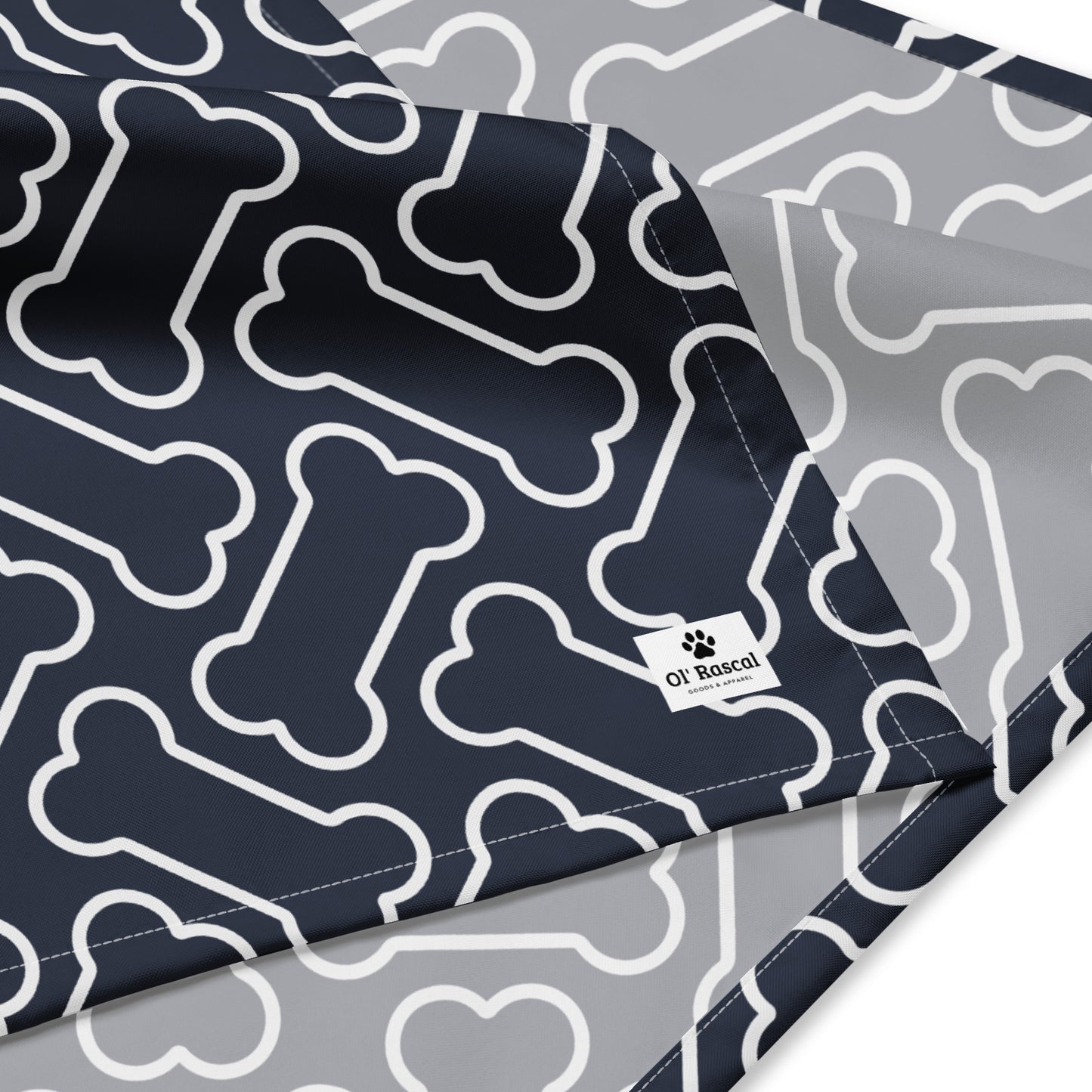 Bone All-over print Pet bandana