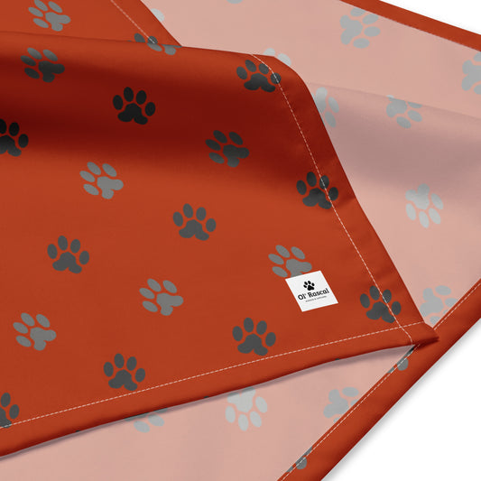 Small Paw All-over print bandana