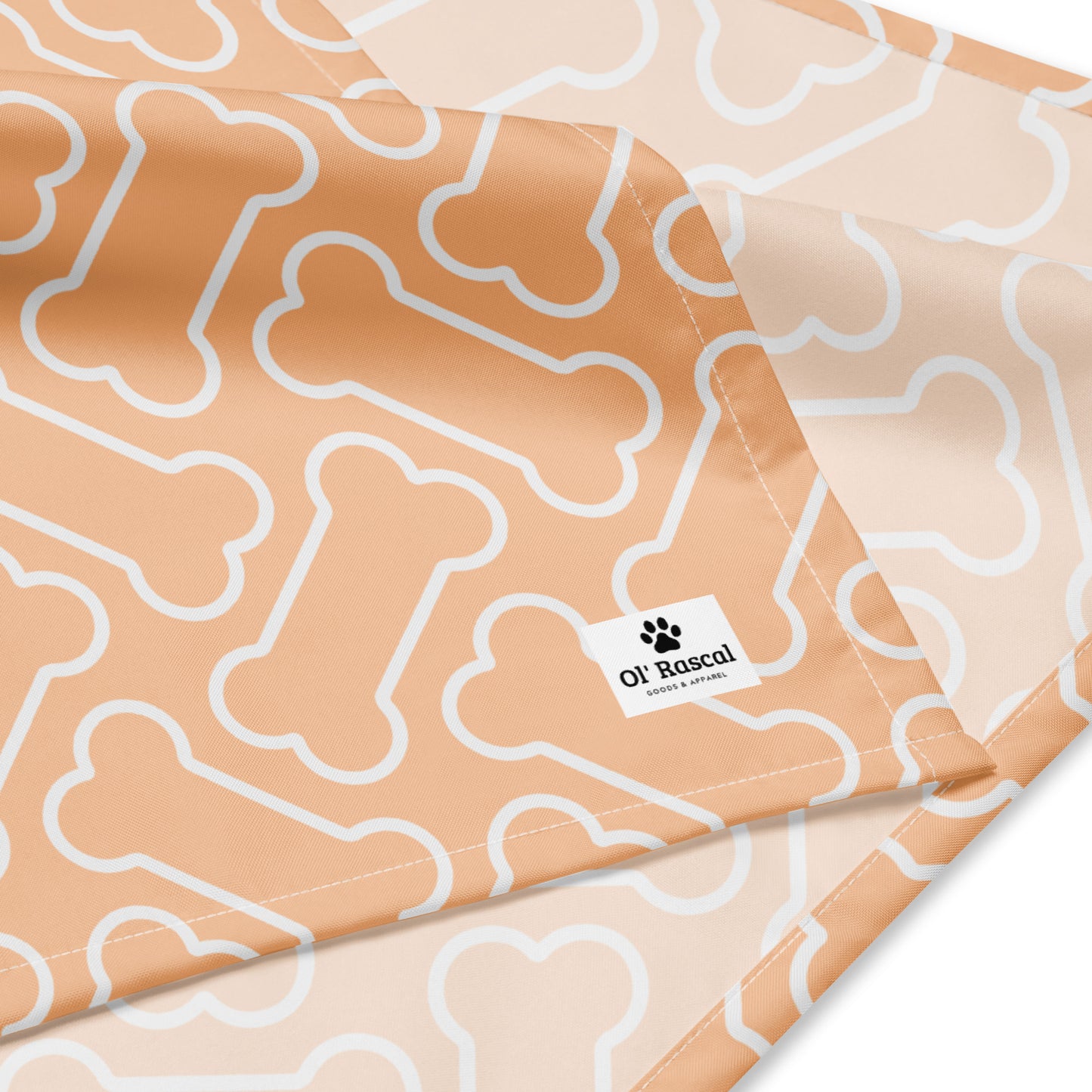 Bone All-over print Pet bandana