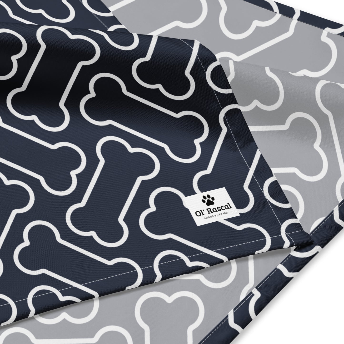 Bone All-over print Pet bandana