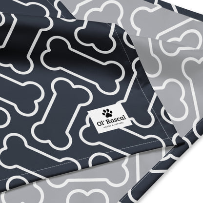 Bone All-over print Pet bandana