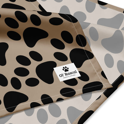 Big Paws All-over print Pet bandana