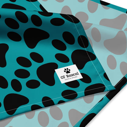 big paw All-over print pet bandana