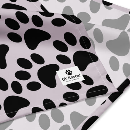 Big paw All-over print pet bandana