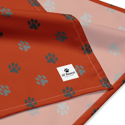 Small Paw All-over print bandana