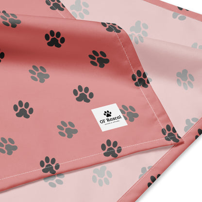 Small Paw All-over print bandana